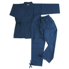 画像をギャラリービューアに読み込む, 作務衣 メンズ おしゃれ 送料無料 M L LL 3サイズ 青 紺 ネイビー ブルー 無地 男性 父の日 敬老の日 ギフト プレゼント 和服 和装 着物 さむえ セール対象外