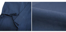 画像をギャラリービューアに読み込む, 作務衣 メンズ おしゃれ 送料無料 M L LL 3サイズ 青 紺 ネイビー ブルー 無地 男性 父の日 敬老の日 ギフト プレゼント 和服 和装 着物 さむえ セール対象外