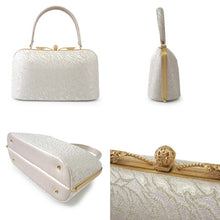 画像をギャラリービューアに読み込む, 草履バッグセット シルバー ローブデコルテ 選べるバッグ10種 草履5サイズ S M L LL 3L 礼装用 結婚式・七五三・入卒業式・パーティーなどに