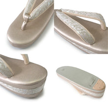 画像をギャラリービューアに読み込む, 草履バッグセット シルバー ローブデコルテ 選べるバッグ10種 草履5サイズ S M L LL 3L 礼装用 結婚式・七五三・入卒業式・パーティーなどに