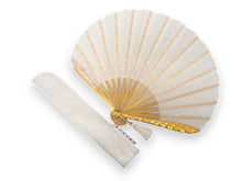 画像をギャラリービューアに読み込む, 扇子 扇子袋 2点セット 西川庄六商店 minamo 綿 コットン タッセル 白 レディース 桐箱入り エコ ギフト プレゼント 贈り物 春 夏 母の日 婦人 女性 女 せんす 和装小物 雑貨 暑さ対策 節電 エコ 飛沫防止 あす楽 送料無料