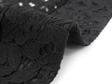 画像をギャラリービューアに読み込む, 着物 レース 羽織 黒 レース はおり 長羽織 Mサイズ Lサイズ レディース ロング丈 ひざ下 長め 花柄 羽織り 春 初夏 秋 塵よけ 薄物 カーディガン 女性