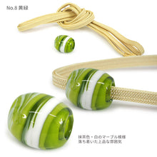 画像をギャラリービューアに読み込む, 浴衣 飾り紐 とんぼ玉 マーブル おしゃれ 帯に巻くだけでオシャレ ゆかたの帯周りのワンポイントに 帯飾り