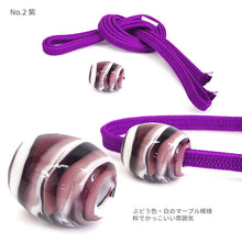 画像をギャラリービューアに読み込む, 浴衣 飾り紐 とんぼ玉 マーブル おしゃれ 帯に巻くだけでオシャレ ゆかたの帯周りのワンポイントに 帯飾り