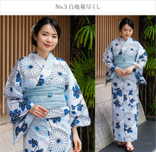 画像をギャラリービューアに読み込む, 浴衣 セット 7点フルセット 浴衣初心者さんにオススメ 全てが揃ったセット(浴衣 へこ帯 下駄 着付け小物セット ) 夏祭り・花火大会・イベントに