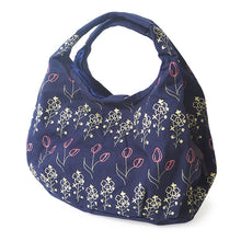 画像をギャラリービューアに読み込む, ミニラウンド バッグ レディース 10柄 洋服にも和服にも 見た目以上に大容量 すずらん・薔薇・菊などの花柄や南天・菱などの伝統文様