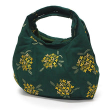 画像をギャラリービューアに読み込む, ミニラウンド バッグ レディース 10柄 洋服にも和服にも 見た目以上に大容量 すずらん・薔薇・菊などの花柄や南天・菱などの伝統文様