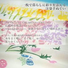 画像をギャラリービューアに読み込む, 手ぬぐい 花 春 8柄 日本の伝統技 注染そめの手拭い インテリアに ハンカチ代わりに 色々と使える