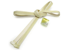 画像をギャラリービューアに読み込む, 帯留 三分紐 2点セット ガラス シルバー 日本製の正絹の帯締め 春夏にキラキラ輝く帯周りのオシャレ