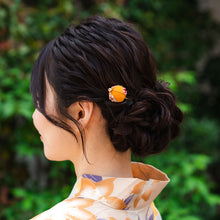 画像をギャラリービューアに読み込む, かんざし レディース 二本差し ちりめん 玉かんざし 浴衣 花火大会 夏祭り 着物 女性 オレンジ ピンク ホワイト クリーム色 簪 玉 二本足 和装小物 髪飾り ヘアアクセサリー 和装 和服 ヘアアレンジ ロングヘア ミディアム 普段使い 日本製