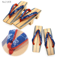 画像をギャラリービューアに読み込む, 下駄 レディース 桐 白木 藍色 ライン 台 二枚歯でカランコロンの音を楽しめる 粋な下駄 安心の日本製