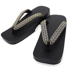 画像をギャラリービューアに読み込む, 下駄 メンズ 桐 ゆかた LLサイズ 黒 マット 台 黒塗り下駄でカッコイイ 安心の日本製