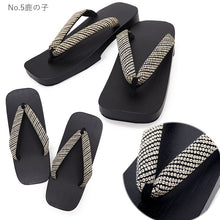 画像をギャラリービューアに読み込む, 下駄 メンズ 桐 ゆかた LLサイズ 黒 マット 台 黒塗り下駄でカッコイイ 安心の日本製