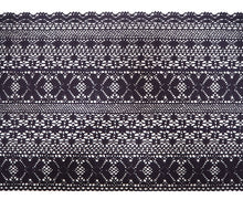 画像をギャラリービューアに読み込む, 名古屋帯 レース 撫松庵 3色 ブラック ホワイト パープル 単衣帯 夏着物や浴衣にあわせて 安心の日本製