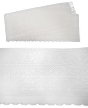 画像をギャラリービューアに読み込む, 半幅帯 レース 撫松庵 4色 ホワイト ボルドー(ワイン) ターコイズ ブラック 夏着物や浴衣にあわせて 安心の日本製