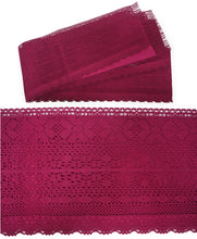 画像をギャラリービューアに読み込む, 半幅帯 レース 撫松庵 4色 ホワイト ボルドー(ワイン) ターコイズ ブラック 夏着物や浴衣にあわせて 安心の日本製