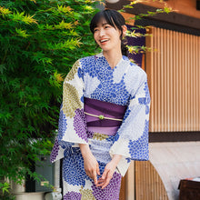 画像をギャラリービューアに読み込む, 浴衣 単品 レディース 万寿菊柄 菊 オフホワイト 単品 フリーサイズ 自分でコーディネートしたい 手持ちの帯と合わせたい方に