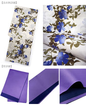 画像をギャラリービューアに読み込む, 浴衣 3点セット (浴衣・半幅帯・下駄) 届いたらすぐに着られる浴衣セット 2024新作 夏祭り 花火大会 イベントに