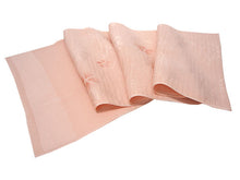 画像をギャラリービューアに読み込む, 帯揚げ 帯締め セット 夏用 正絹 カジュアル 平組 ピンクベージュ地 萩 撫子 芝草 帯あげ ピンク×白 レース 帯〆 絽目の透け感が涼し気 夏着物に