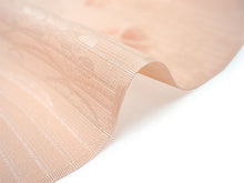 画像をギャラリービューアに読み込む, 帯揚げ 帯締め セット 夏用 正絹 カジュアル 平組 ピンクベージュ地 萩 撫子 芝草 帯あげ ピンク×白 レース 帯〆 絽目の透け感が涼し気 夏着物に