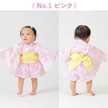 画像をギャラリービューアに読み込む, 子供 浴衣風甚平&帯 セパレート 浴衣風 女の子 綿 80 90 100 1~3歳 ピンク 紫 紫陽花 夏祭り・花火大会に 普段のおでかけにも