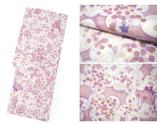 画像をギャラリービューアに読み込む, 浴衣 レディース 単品 みすずうた フリーサイズ ライトグレー 渋ピンク 金平糖 花 星 鳥 自分でコーディネートしたい 手持ちの帯と合わせたい方に
