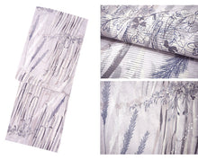 画像をギャラリービューアに読み込む, 浴衣 レディース 単品 みすずうた フリーサイズ グレーパープル グレーブルー つばな 草 自分でコーディネートしたい 手持ちの帯と合わせたい方に