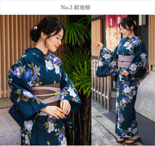 画像をギャラリービューアに読み込む, 浴衣 セット 着回し 4点セット (浴衣 半幅帯 兵児帯 下駄 )イメチェン 夏祭り・花火大会・イベントに