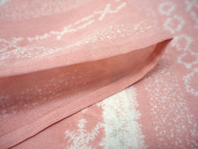 画像をギャラリービューアに読み込む, 洗える夏着物 4点セット Mサイズ 濃いピンク地 縞 花柄 きもの イエロー 源氏香 名古屋帯 正絹帯揚げ帯締め コーディネートの不安解消 お仕立て済みなので届いたらすぐにおでかけ