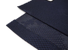 画像をギャラリービューアに読み込む, 洗える夏着物 4点セット Mサイズ 水色地 市松 桜柄 きもの 紺 菱 花 名古屋帯 正絹帯揚げ帯締め コーディネートの不安解消 お仕立て済みなので届いたらすぐにおでかけ