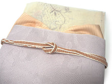 画像をギャラリービューアに読み込む, 洗える夏着物 4点セット Mサイズ クリーム地 更紗柄 きもの 渋紫 萩 名古屋帯 正絹帯揚げ帯締め コーディネートの不安解消 お仕立て済みなので届いたらすぐにおでかけ