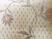 画像をギャラリービューアに読み込む, 洗える夏着物 4点セット Mサイズ クリーム地 更紗柄 きもの 渋紫 萩 名古屋帯 正絹帯揚げ帯締め コーディネートの不安解消 お仕立て済みなので届いたらすぐにおでかけ