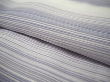 画像をギャラリービューアに読み込む, 洗える夏着物 4点セット Mサイズ 紫地 横段 縞柄 きもの 黒 ツタ 名古屋帯 正絹帯揚げ帯締め コーディネートの不安解消 お仕立て済みなので届いたらすぐにおでかけ