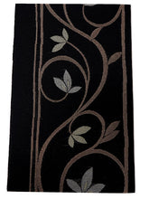 画像をギャラリービューアに読み込む, 洗える夏着物 4点セット Mサイズ 紫地 横段 縞柄 きもの 黒 ツタ 名古屋帯 正絹帯揚げ帯締め コーディネートの不安解消 お仕立て済みなので届いたらすぐにおでかけ