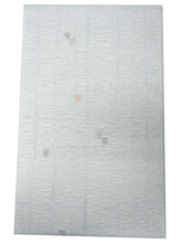 画像をギャラリービューアに読み込む, 洗える夏着物 4点セット Mサイズ 渋青地 縞柄 きもの 淡い水色 格子 名古屋帯 正絹帯揚げ帯締め コーディネートの不安解消 お仕立て済みなので届いたらすぐにおでかけ