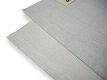 画像をギャラリービューアに読み込む, 洗える夏着物 4点セット Mサイズ 渋青地 縞柄 きもの 淡い水色 格子 名古屋帯 正絹帯揚げ帯締め コーディネートの不安解消 お仕立て済みなので届いたらすぐにおでかけ