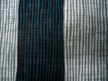 画像をギャラリービューアに読み込む, 洗える夏着物 4点セット Lサイズ グレー 黒 縞柄 きもの 渋水色 源氏香 名古屋帯 正絹帯揚げ帯締め コーディネートの不安解消 お仕立て済みなので届いたらすぐにおでかけ