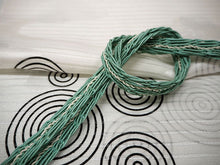 画像をギャラリービューアに読み込む, 洗える夏着物 4点セット Lサイズ グレー 黒 縞柄 きもの 渋水色 源氏香 名古屋帯 正絹帯揚げ帯締め コーディネートの不安解消 お仕立て済みなので届いたらすぐにおでかけ