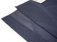 画像をギャラリービューアに読み込む, 洗える夏着物 4点セット Lサイズ 淡いベージュ 茶屋辻柄 きもの 紺 露芝 名古屋帯 正絹帯揚げ帯締め コーディネートの不安解消 お仕立て済みなので届いたらすぐにおでかけ