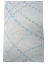 画像をギャラリービューアに読み込む, 洗える夏着物 4点セット Lサイズ 黒 花柄 きもの 水色 菱繋ぎ 名古屋帯 正絹帯揚げ帯締め コーディネートの不安解消 お仕立て済みなので届いたらすぐにおでかけ