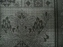 画像をギャラリービューアに読み込む, 洗える夏着物 4点セット Lサイズ 濃いグレー 花柄 きもの ベージュ 波 青海波 名古屋帯 正絹帯揚げ帯締め コーディネートの不安解消 お仕立て済みなので届いたらすぐにおでかけ