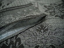 画像をギャラリービューアに読み込む, 洗える夏着物 4点セット Lサイズ 濃いグレー 花柄 きもの ベージュ 波 青海波 名古屋帯 正絹帯揚げ帯締め コーディネートの不安解消 お仕立て済みなので届いたらすぐにおでかけ