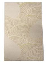 画像をギャラリービューアに読み込む, 洗える夏着物 4点セット Lサイズ 濃いグレー 花柄 きもの ベージュ 波 青海波 名古屋帯 正絹帯揚げ帯締め コーディネートの不安解消 お仕立て済みなので届いたらすぐにおでかけ