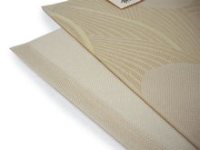 画像をギャラリービューアに読み込む, 洗える夏着物 4点セット Lサイズ 濃いグレー 花柄 きもの ベージュ 波 青海波 名古屋帯 正絹帯揚げ帯締め コーディネートの不安解消 お仕立て済みなので届いたらすぐにおでかけ