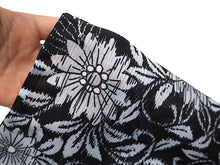 画像をギャラリービューアに読み込む, 夏着物 洗える 単品 レディース 紗 M 黒地 花唐草 仕立て上がりだから届いたらすぐ着れる 自宅で洗濯できてメンテナンスが楽