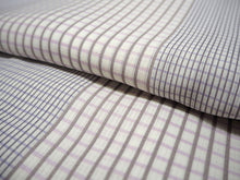 画像をギャラリービューアに読み込む, 夏着物 洗える 単品 レディース 紗 M オフホワイト地 ランダム格子 仕立て上がりだから届いたらすぐ着れる 自宅で洗濯できてメンテナンスが楽