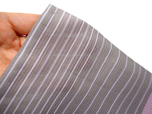 画像をギャラリービューアに読み込む, 夏着物 洗える 単品 レディース 紗 M オフホワイト地 縞 格子 仕立て上がりだから届いたらすぐ着れる 自宅で洗濯できてメンテナンスが楽