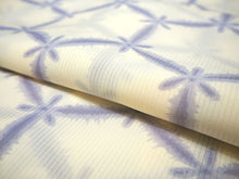 画像をギャラリービューアに読み込む, 夏着物 洗える 単品 レディース 紗 L アイボリー地 亀甲柄 仕立て上がりだから届いたらすぐ着れる 自宅で洗濯できてメンテナンスが楽