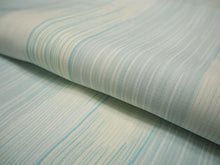 画像をギャラリービューアに読み込む, 夏着物 洗える 単品 レディース 紗 L アイボリー地 水色 矢絣 仕立て上がりだから届いたらすぐ着れる 自宅で洗濯できてメンテナンスが楽