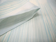 画像をギャラリービューアに読み込む, 夏着物 洗える 単品 レディース 紗 L アイボリー地 水色 矢絣 仕立て上がりだから届いたらすぐ着れる 自宅で洗濯できてメンテナンスが楽